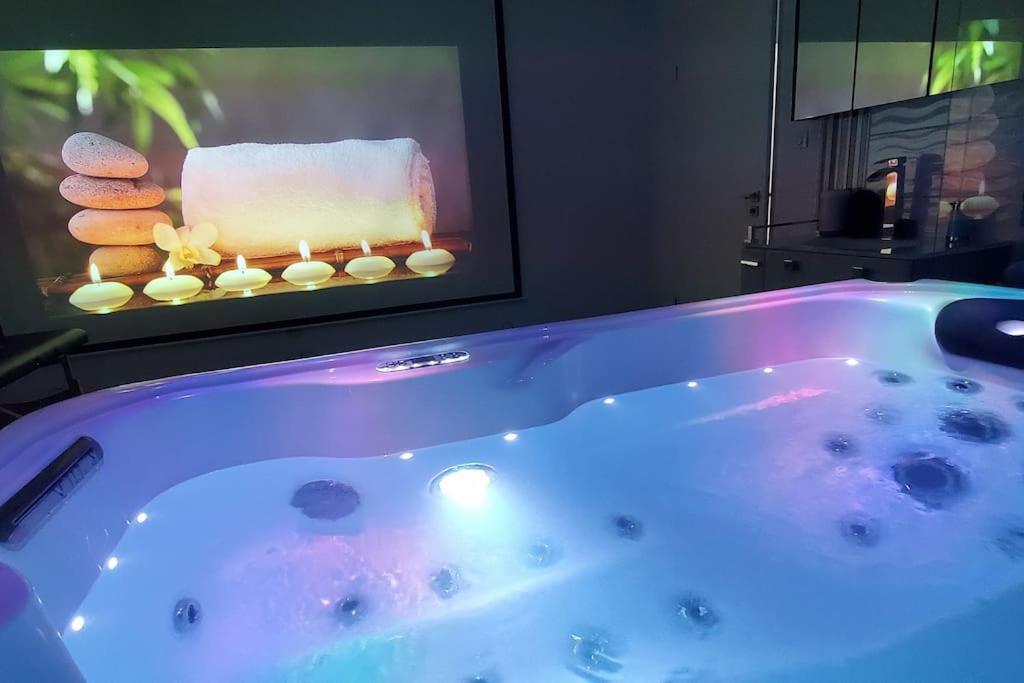 Apartment Le Lovelyhome Au Centre Avec Jacuzzi Et Sauna Proche Gare Et Parking Gratuit